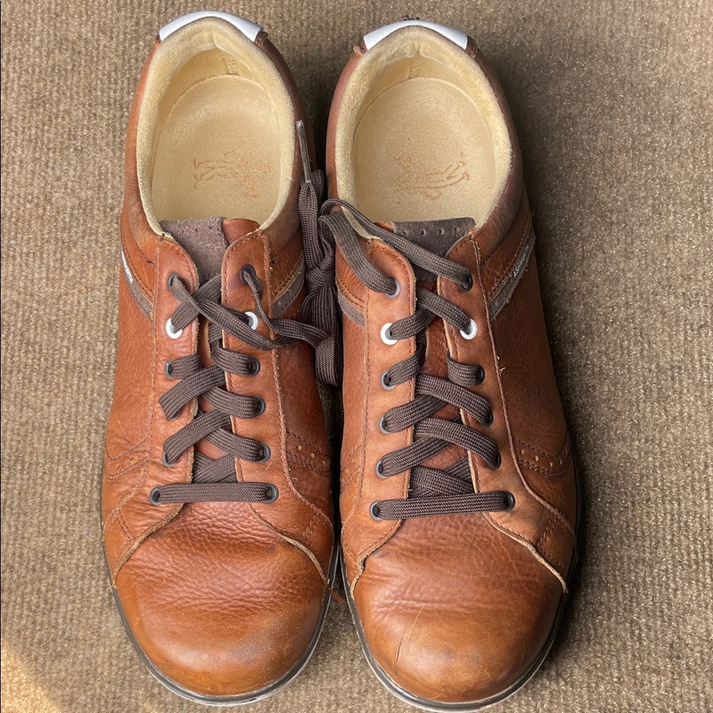 Ashworth Brown Leather Men's Sneakers